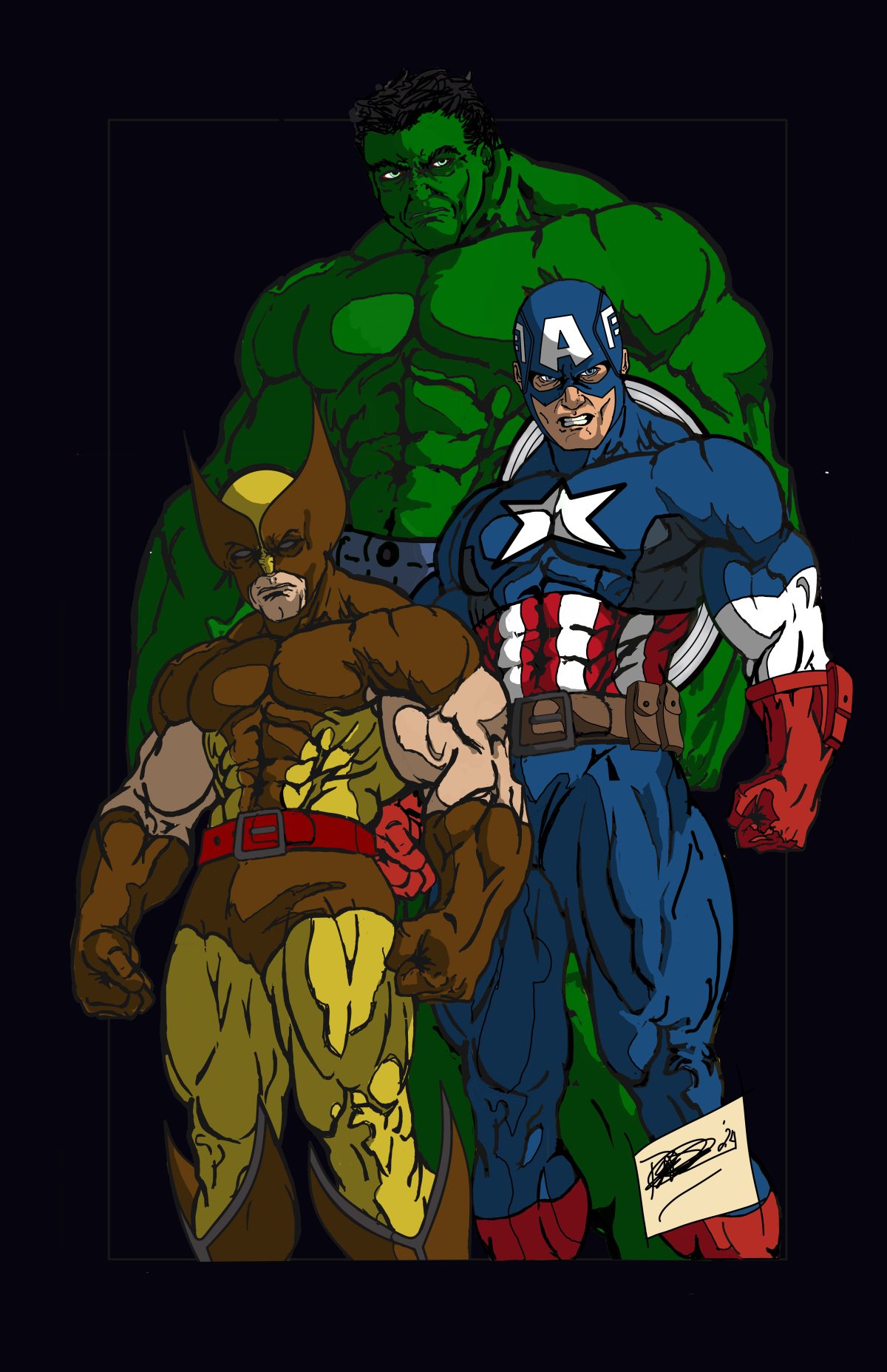 wolvCapHulk — Comics by Paul Samson
