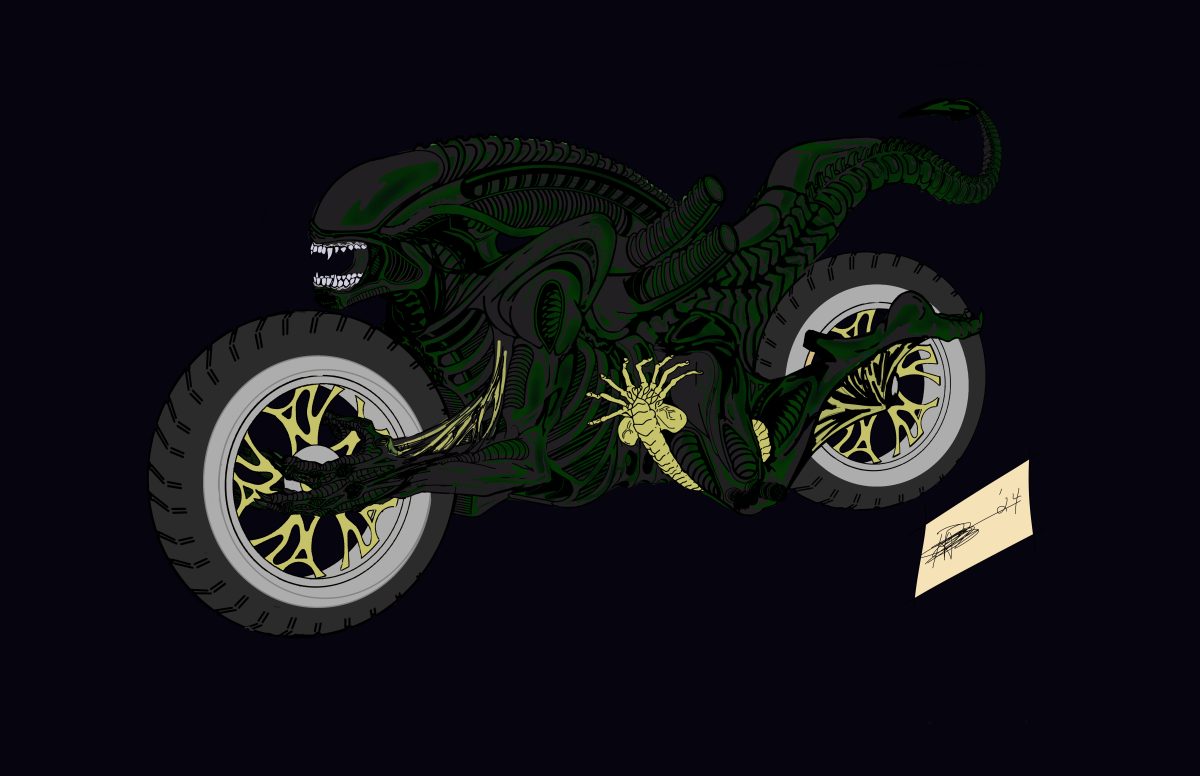 alienbikeAngle — Comics by Paul Samson